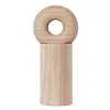 Image de Moulin à café marron en bois Ø7,5xH16,5cm