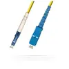 Image de Microconnect 1m, LC/UPC - SC/UPC câble de fibre optique Jaune