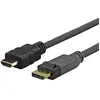 Image de VivoLink 5.0 m DisplayPort   HDMI 5 m DisplayPort HDMI Noir   Adaptateurs de câble vidéo (5 m, DisplayPort, HDMI, mâle, mâle, or)