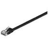 Image de MicroConnect - 0,25 m cat6 rj-45 - câble réseau (rj-45, rj-45, mâle/mâle, cat6, u/utp (utp), noir)