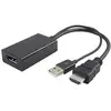 Image de Microconnect hdmdpp1 HDMI DisplayPort Adaptateur USB Noir adaptateurs Câble vidéo hdmi-cavo vidéo USB DisplayPort, Masculin ou féminin, Noir, 3840 x 2160 Pixeles