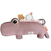 Image de Done by Deer Tummy Time Bebe 3+ Mois - Jouet d'Activité pour Le Temps sur Le Ventre Croco   Coussin Bébé Sensoriel avec Miroir, Anneaux de Dentition et Textures Tactiles