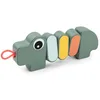 Image de Done by Deer Twist & Turn Jouet Croco Vert   Jouet pour bébé Qui favorise la motricité Fine et la Coordination des Mains   Jouet sensoriel en Bois pour bébé à partir de 6 Mois