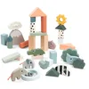 Image de Done by Deer Set de Blocs de Construction 34 pièces   Jouet en Bois Deer Friends   Motricité & Imagination   Multicolore
