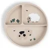 Image de Done by Deer Stick&Stay Tiny Farm Assiette de table Sable
