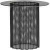 Image de Table d'appoint en métal Hübsch Noir taille unique