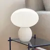 Image de HÜBSCH lampe à poser Kumu, blanc, verre, E14, hauteur 28 cm