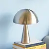 Image de HÜBSCH Lampe à poser Mush Mini, nickel, fer, E14