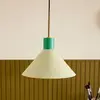 Image de HÜBSCH suspension Crayon, vert/vert clair, fer, E27