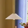 Image de HÜBSCH Suspension Solid, blanc, sable, verre, fer, E27