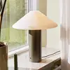 Image de HÜBSCH lampe à poser Orbit, vert foncé, blanc, fer, verre