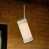 Image de HÜBSCH Lampe à poser LED rechargeable Camp, sable, verre, fer, IP44