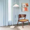 Image de HÜBSCH lampe sur pied Solid, blanc, sable, verre, fer, E27