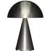 Image de Lampe à poser LED rechargeable HÜBSCH Mush, nickel, IP44, à intensité variable