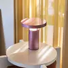 Image de HÜBSCH lampe à poser LED rechargeable BringMe Mini, rose métallisé, 20 cm