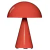 Image de lampe à poser LED rechargeable HÜBSCH Mush, rouge clair, hauteur 20 cm