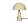 Image de lampe à poser HÜBSCH Mush Mini, sable clair, hauteur 34 cm