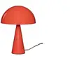 Image de lampe à poser HÜBSCH Mush Mini, rouge clair, métal, hauteur 25 cm