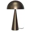 Image de lampe à poser HÜBSCH Mush, laiton bruni, hauteur 50 cm
