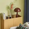 Image de lampe de table HÜBSCH Mush, marron, métal, hauteur 50 cm