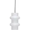 Image de Suspensions en verre Pilule double Hübsch Blanc taille unique