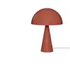 Image de lampe à poser HÜBSCH Mush Mini, rouge, métal, hauteur 34 cm