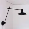 Image de GRUPA Arigato mur à 1 lampe 70cm Ø23cm noir