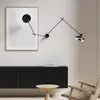 Image de GRUPA Arigato applique murale à 2 lampes 90cm noir