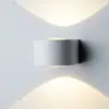 Image de LOOM DESIGN Frey applique murale LED IP65 2x6W blanc