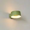 Image de Applique murale LED LOOM DESIGN Cookie, verte, aluminium, Ø 15 cm
