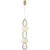 Image de LOOM DESIGN suspension LED Pearl 5 ambre/or Verre Hauteur 78 cm