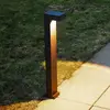 Image de Bornes lumineuses LED LOOM DESIGN Arn, acier Corten, hauteur 70 cm, aluminium