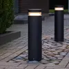 Image de LOOM DESIGN Borne lumineuse LED Baldur, noir, hauteur 60 cm, aluminium