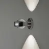 Image de Applique murale LOOM DESIGN LED Optic chromée Aluminium Ø 12 cm
