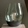 Image de Lampe à poser New Works Bowl, cuivre/gris fumé, hauteur 30 cm
