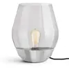 Image de New Works Bowl lampe à poser acier/verre fumé