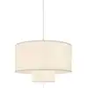 Image de NEW WORKS Suspension Margin, Ø 90 cm, blanc, E27
