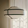 Image de New Works suspension Kite, Ø 55 cm, blanc / noir, à 3 lampes
