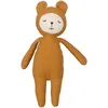 Image de Peluche Fabelab® Ours Buddy Miel 28cm Coton Bio GOTS - Jouet Bio