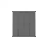 Image de Armoire 4 portes + 2 tiroirs HARLINGTON coloris gris