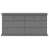 Image de Commode 8 tiroirs HARLINGTON coloris gris