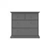 Image de Commode 4 tiroirs HARLINGTON coloris gris
