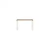 Image de Bureau droit 120 cm OFFICE coloris chêne/blanc