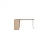 Image de Bureau d’angle compact OFFICE coloris chêne/blanc