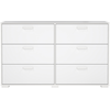 Image de Commode 6 tiroirs OLMO coloris blanc laqué