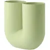Image de Vase Kink Muuto Vert pâle taille unique