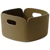 Image de Panier de rangement Restore Muuto Vert kaki taille unique