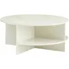 Image de Table basse en terrazzo Halves Muuto Off-White taille unique