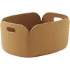 Image de Panier de rangement Restore Muuto Jaune moutarde M