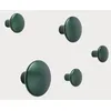 Image de Muuto Dots Metal Crochet Manteau Métal Lot de 5 pièces (Dark Green)